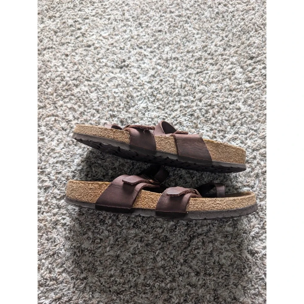 Birkenstock Mayari Sandals Brown Leather Women's 40 US 9.5
